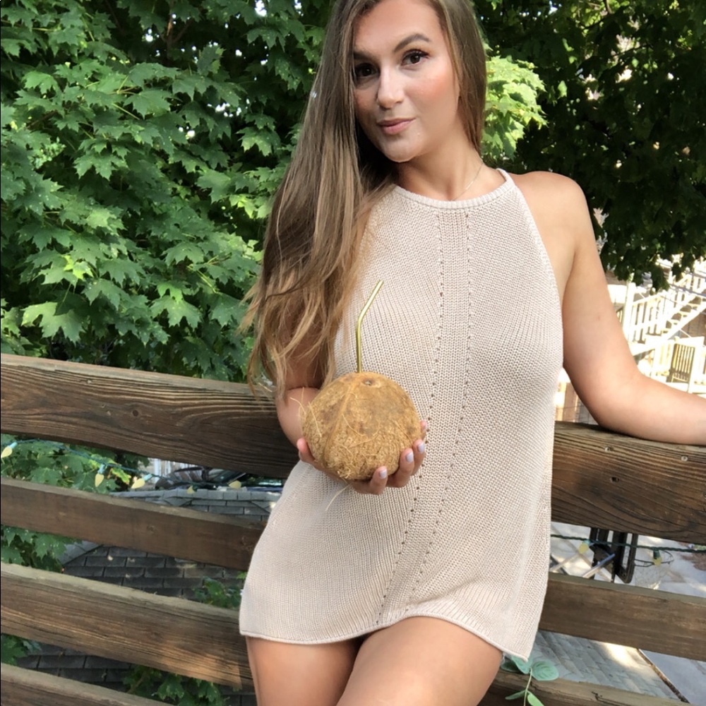 Crew Neck Knit Tank - Picture 6 of 6